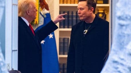 Donald Trump und Elon Musk in offener Konfrontation