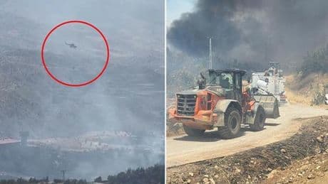 Şırnak'ta orman yangını
