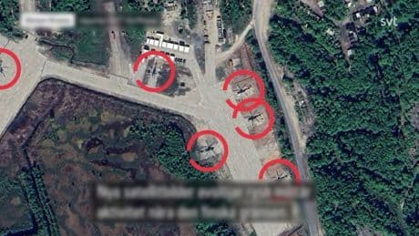 Satellite images reveal scale of Russian troop build-up along Finland’s border
