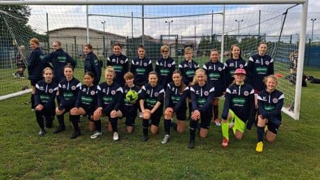 Young Linlithgow footballers receive new training jackets thanks to Specsavers
