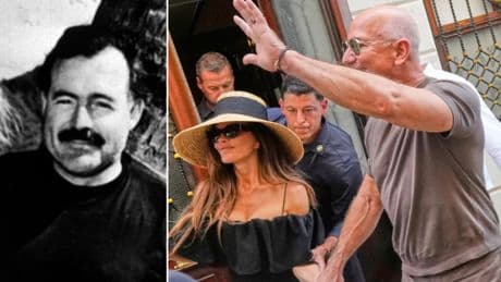 Bezos all’Harry’s Bar e quella malinconia di Hemingway a Venezia
