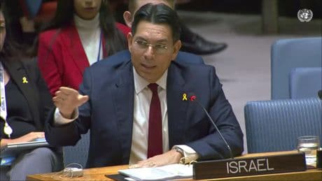 Israel's U.N. ambassador urges world body to stand by Israel