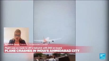 UK sets up crisis team after Air India crash