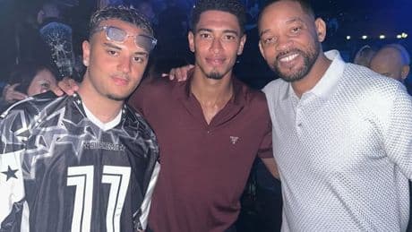 Jude Bellingham hangs out with Hollywood icon Will Smith as he enjoys time off in Ibiza with brother Jobe and pals