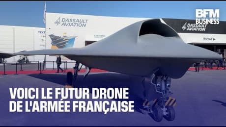 Dassault dévoile un drone de combat compagnon du Rafale