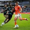 Bongokuhle Hlongwane scores 2 goals in 3 minutes with family in attendance and Minnesota tops Dynamo