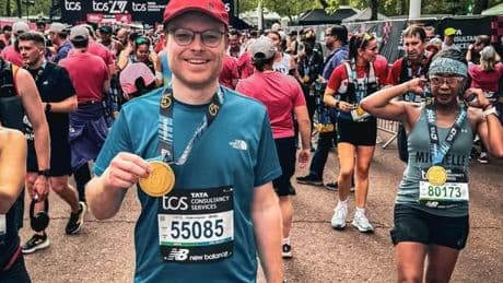 Rutherglen MP completes London marathon for constituency charities