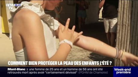 Crème solaire, éviter les activités extérieures, vêtements anti-UV... Comment bien protéger la peau des enfants pendant l'été?