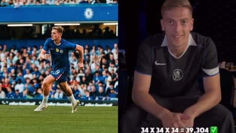 El &#039;9&#039; del Chelsea, un genio del área... y de las matemáticas