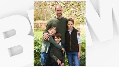 Fête des pères: le prince William aux côtés de George, Charlotte et Louis sur deux nouvelles photos
