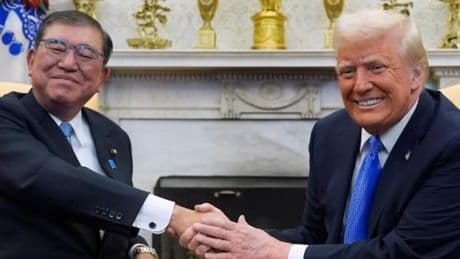 Trump annuncia l’intesa commerciale tra Stati Uniti e Giappone: dazi ridotti al 15%