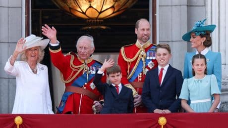 La realeza británica celebra su gran día, el 'Trooping the Colour'