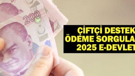 ÇİFTÇİ DESTEK ÖDEME SORGULAMA 2025 e-DEVLET: Tarımsal destekleme ödemeleri sorgulama nasıl yapılır?
