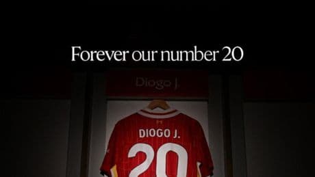 El Liverpool confirma la retirada del dorsal 20 en honor a Diogo Jota