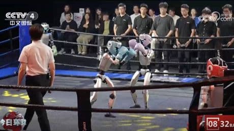 China celebra el primer combate entre robots y el resultado ha sido espectacular