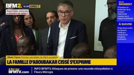 Aboubakar Cissé: "Refuser une minute de silence est une aberration, une injustice et une faute", pour Olivier Faure