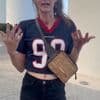 Bloodied female fan speaks out in new video after shocking Rams-Texans viral brawl