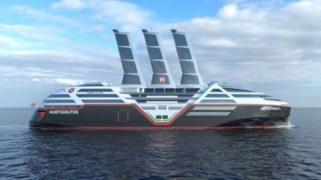 New pictures show what world's tallest cruise ship will look like - 164ft sails