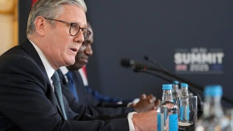 AP PHOTOS: The UK and the EU announce new deals and renew ties, 5 years after Brexit
