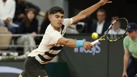Así te hemos contado el Damir Dzumhur-Carlos Alcaraz de tercera ronda de Roland Garros