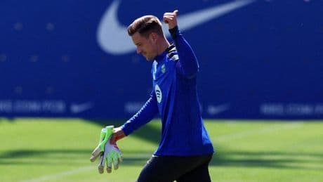 Ter Stegen: «Estoy plenamente dispuesto a colaborar con el Barça»