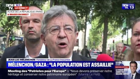 Bateau pour Gaza intercepté par Israël: "Nous craignons le pire", déclare Jean-Luc Mélenchon