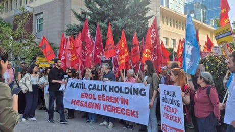 İşçi Erol Eğrek'in öldürülmesi Ankara'da protesto edildi