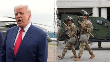 Trump huddles with military brass at Camp David amid violent immigration protests in Los Angeles