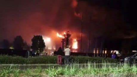 Fire rips through Fiorentina's training ground as four people rushed to hospital