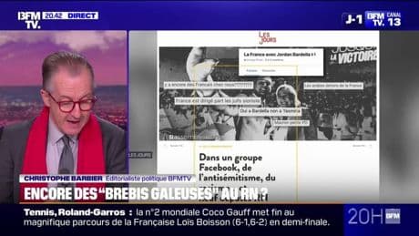 LE CHOIX DE CHRISTOPHE - Groupe Facebook raciste et antisémite: encore des "brebis galeuses" au Rassemblement national?