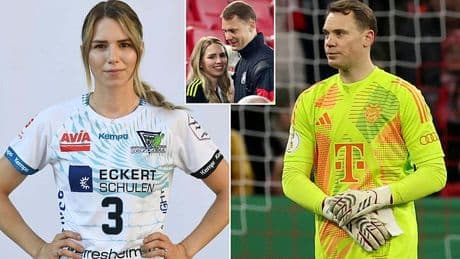 Manuel Neuer's wife - 15 years his junior - steps away from her sport while he keeps his football career going at 39
