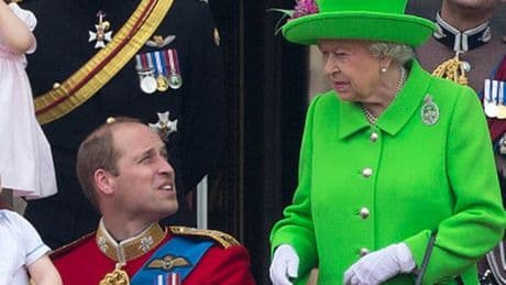 Prince William 'scolded' at Trooping the Colour by unimpressed Queen's telling off