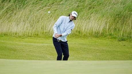 Jacob Skov Olesen overcomes major inexperience to set early lead at The Open