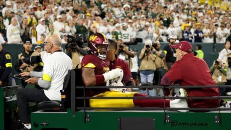 Commanders’ Deatrich Wise Jr. carted off field in scary scene