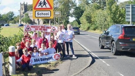 Frustrated parents ask if a 'child needs to die' before action is taken at A84 accident blackspot
