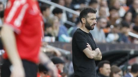 Los números del Valencia que colocan a Corberán a la altura de Benítez, Marcelino o Cúper