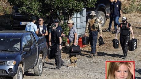 Retoman la búsqueda del cadáver de Madeleine McCann en Portugal