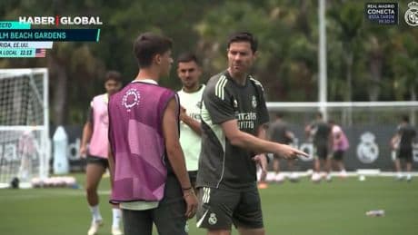 Xabi Alonso oyunu durdurup koşarak Arda Güler'in yanına geldi