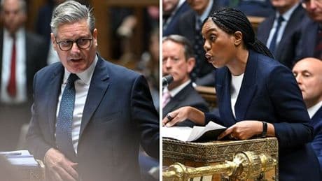 PMQs LIVE: Kemi Badenoch faces Keir Starmer at first Commons clash since elections