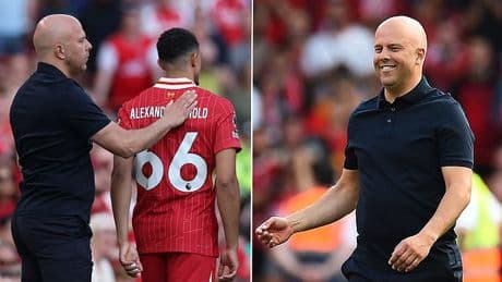 Arne Slot says it is 'time to draw a line under' Trent Alexander-Arnold situation after departing Liverpool star was BOOED by fans