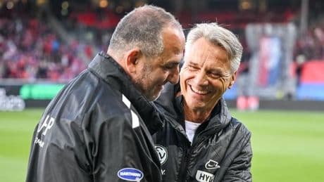 Relegations-Rückspiel: Es geht auch anders: Frank Schmidt und Horst Steffen