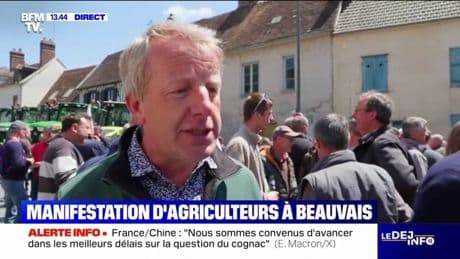 "Nos politiques ont perdu le nord": une centaine d'agriculteurs sont mobilisés à Beauvais