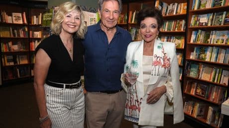 Actress and author Joan Collins joins Michael Brandon for memoir release