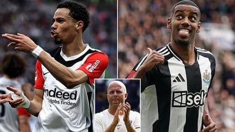 Liverpool 'open talks with Eintract Frankfurt over Hugo Ekitike' amid pursuit of Alexander Isak - after Newcastle have £70m bid rejected