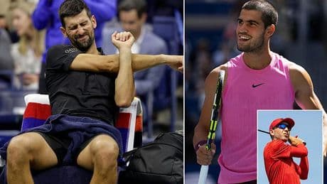 How Novak Djokovic is going above and beyond to recover his ageing body before huge US Open semi-final - while his opponent Carlos Alcaraz is on the golf course!