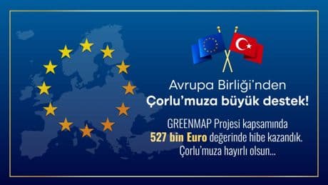 Avrupa Birliği’nden Çorlu Belediyesine 527 bin euro hibe