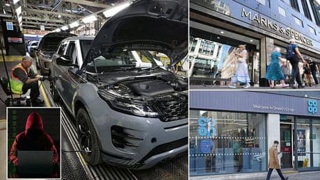 M&S and Co-op hackers claim responsibility for cyberattack on Jaguar Land Rover that crippled production lines - and could leave it open to ransom demands