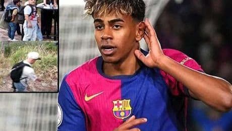 BARCELONA'NIN YILDIZI LAMINE YAMAL'IN PARTİSİNDE SKANDAL GÖRÜNTÜ! 'İNSAN ONURUNA TAMAMEN AYKIRI'