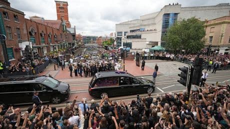 ‘Ozzy Osbourne was the best of us’: Thousands turn out in Birmingham to bid farewell to the prince of darkness