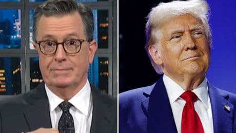 Trump reignites feud with CBS over ‘deleted’ Colbert interview - years after his claim was debunked